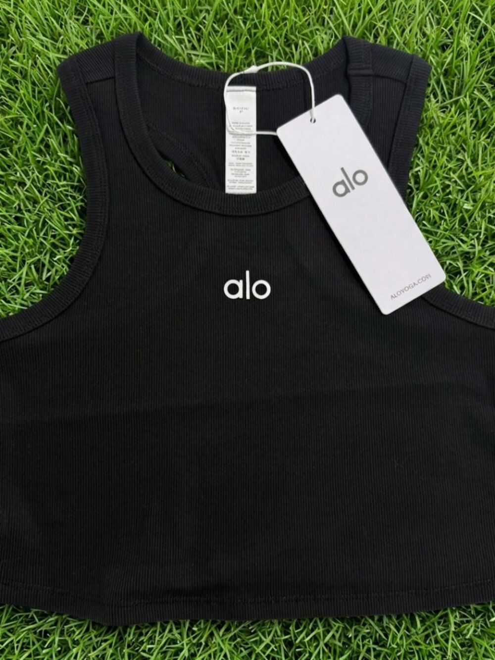 Alo Yoga Black Tank Top - New Activewear Staple